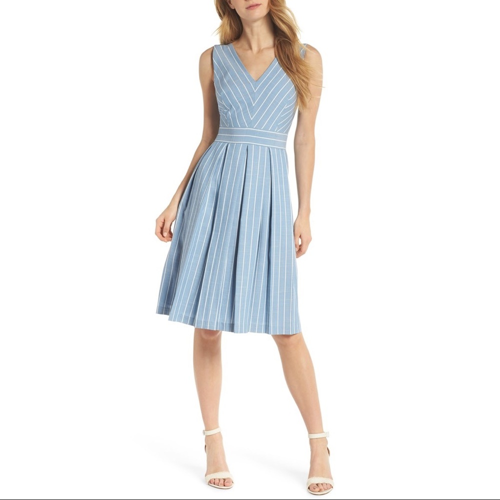 NWT Gal Meets Glam Striped Samantha Dress